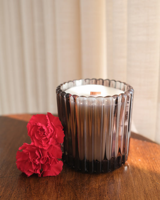 Still - Smokey Black Coconut Soy Candle (Valentine's Edition)