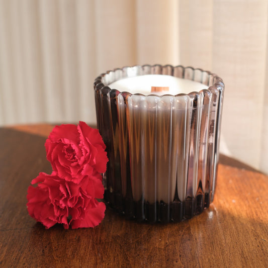 Still - Smokey Black Coconut Soy Candle (Valentine's Edition)